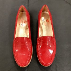 Marc Joseph Red Loafers